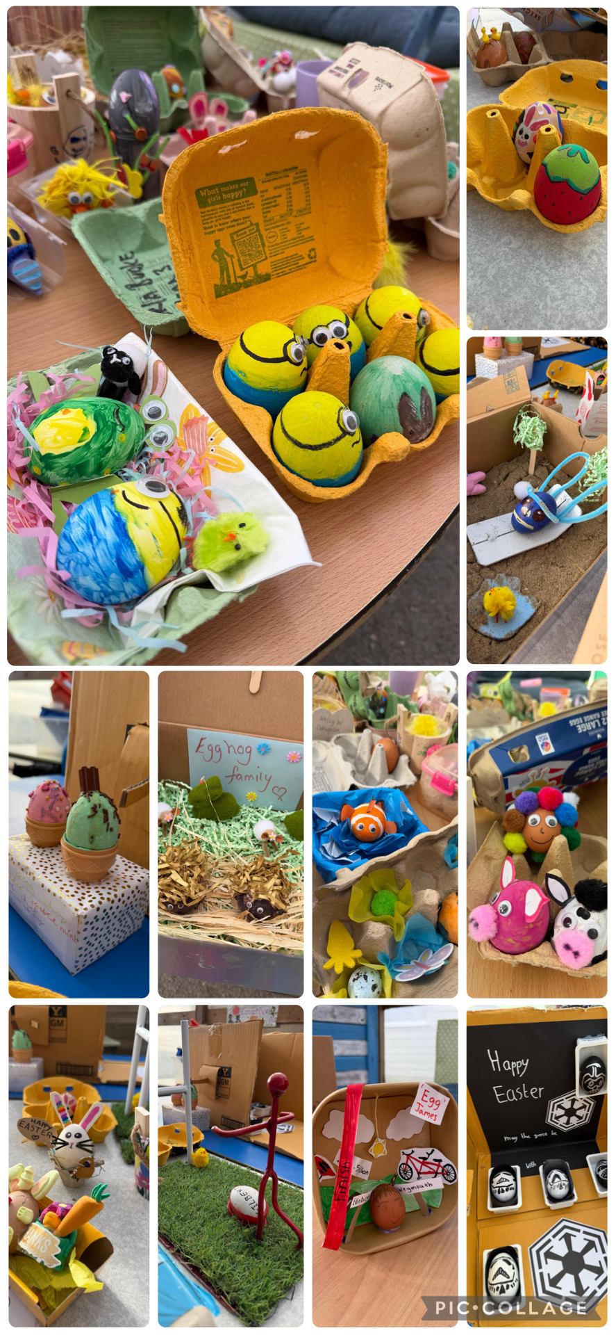 Easter Decorated Egg Competition.