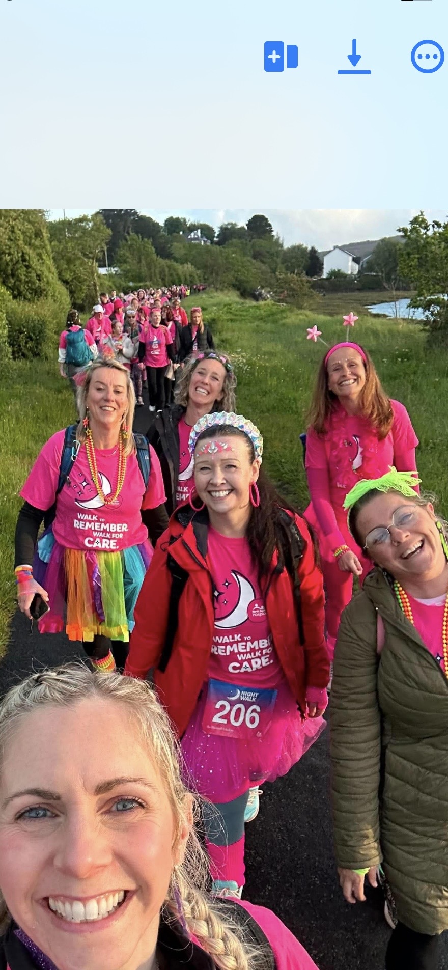 North Devon Hospice Night Walk.
